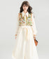 Jacquard Splicing Dress